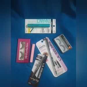 Make Eyelashes In La Color Eyeliner Wet And Wild Mascara